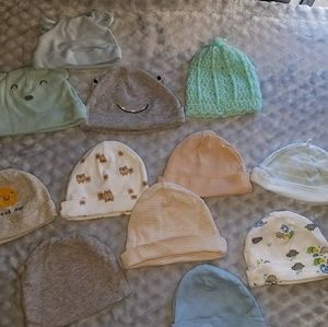 (Sold)Baby hat lot